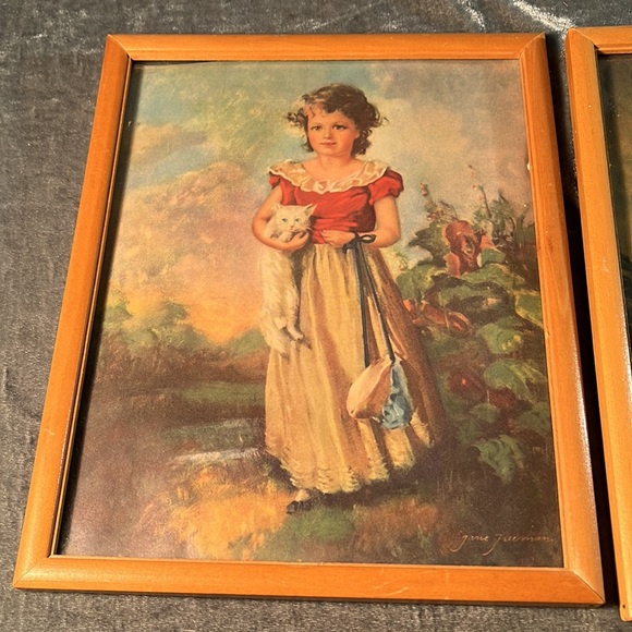 VTG Boy/Girl Dog/Cat Pictures - Picture 2 of 7